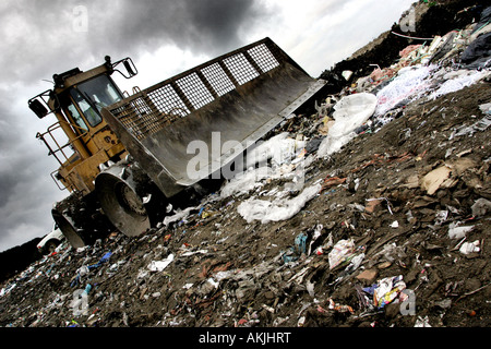 Île de Wight UK Island Déchets Les déchets et l'élimination des déchets Banque D'Images