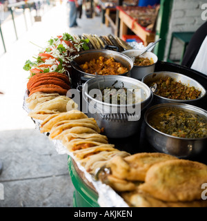 Cuisine mexicaine traditionnelle des plats locaux Banque D'Images