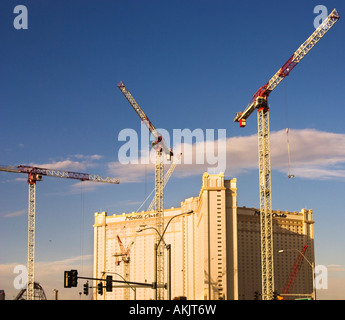 Extension du bâtiment à Las Vegas Banque D'Images