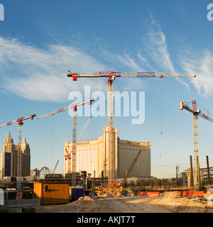 Nouveau centre-ville de développement de l'utilisation mixte en construction à Las Vegas pour un projet plus important dans le monde Banque D'Images