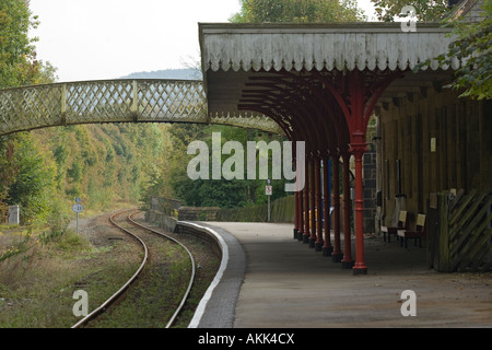 La gare de Cromford dans le Derbyshire Peak District Banque D'Images