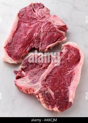 Matières T bone steak ingrédients alimentaires éditoriale Banque D'Images