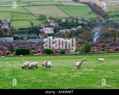 Au-dessus du West Yorkshire Holmfirth Banque D'Images