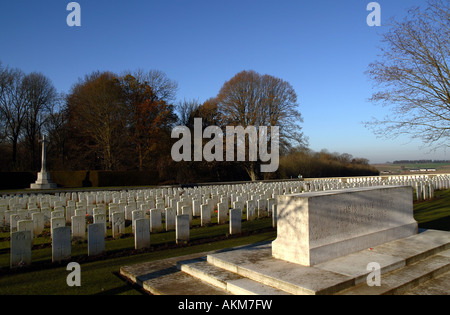 Cimetière Connaught sur la bataille de la somme dans le nord de la France Banque D'Images