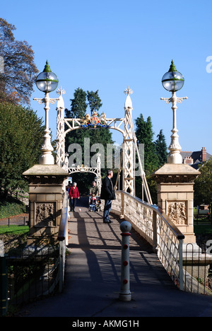 Pont Victoria, Hereford, Herefordshire, Angleterre, RU Banque D'Images