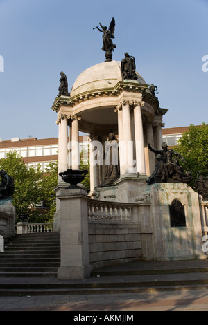 Victoria Memorial, à Derby, dans le centre de Liverpool, en Angleterre Banque D'Images