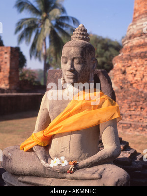 Thaïlande Ayuthaya Buddha Banque D'Images