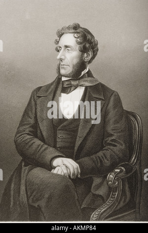 Anthony Ashley Cooper, 7e comte de Shaftesbury, alias lord Ashley, 1801 - 1885. Homme politique britannique, philanthrope et réformateur social. Banque D'Images
