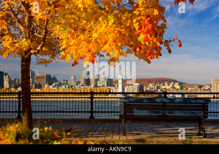 Ile Sainte-Hélène, Vieux Port, Parc des Iles, Vieux Montréal, le centre-ville, Montréal, Québec, Canada Banque D'Images