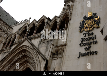 La Royal Courts of Justice London England UK Banque D'Images