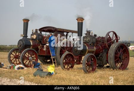 La Grande Vapeur Dorset Fair 2005 Blanford Forum Dorset Angleterre Banque D'Images