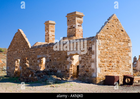 Ruines de Peake Station Overland Telegraph Hill Banque D'Images