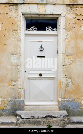 Porte traditionnelle Ile De Re France Banque D'Images