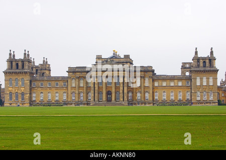 Blenheim Palace accueil du duc de Marlborough de naissance de Sir Winston Churchill construit 1705 Architecte Vanbrugh Banque D'Images