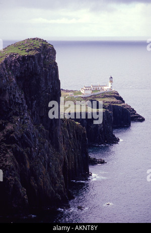 Neist point lighthouse Isle of Skye ecosse trotternish peninsula uk go Banque D'Images