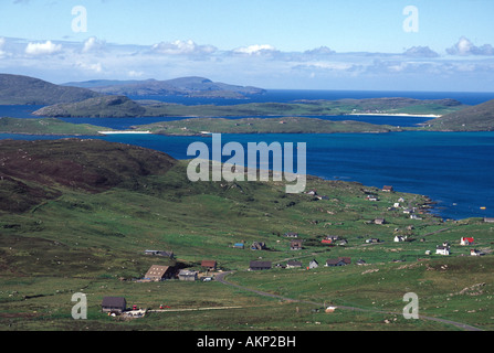 Castlebay isle of barra Western Isles Hébrides extérieures en Écosse uk go Banque D'Images