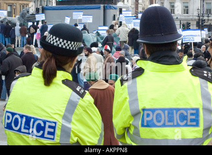 En fonction de la Police métropolitaine de Londres Banque D'Images