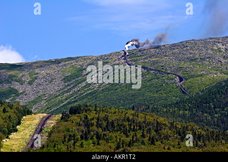 Le Mount Washington Cog Railway Banque D'Images