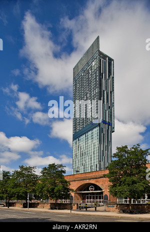 Beetham Tower Hilton Manchester Banque D'Images