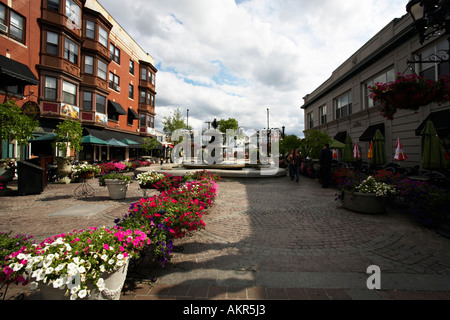 Depasquale Square, Federal Hill, Providence, Rhode Island RI USA Banque D'Images