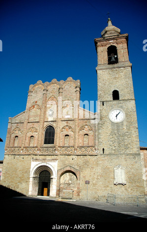 Église de San Ginesio Italie Région Le Marche Banque D'Images