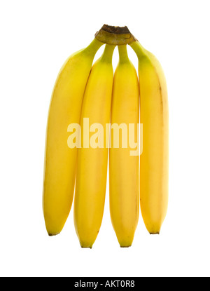 Belle mûres banane jaune riche même unbow nice bien droites Banque D'Images