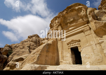 La Jordanie, Beida, également connu sous le nom de Little Petra. Banque D'Images