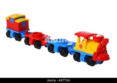 Train jouet Banque D'Images