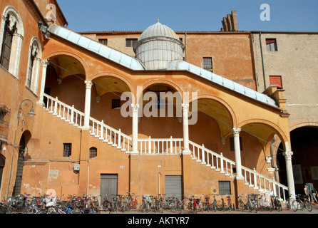 Ferrara Italie La 15e C Scalone d Onore Palazzo Municipale Banque D'Images