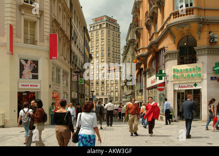 Lausanne. Tour Bel-Air. Streetlife. Ville. Vieille Ville. Banque D'Images