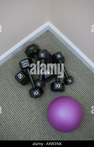 Dumbells Banque D'Images