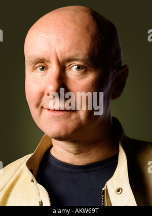 Portrait de l'auteur écrivain Irvine Welsh Trainspotting Banque D'Images