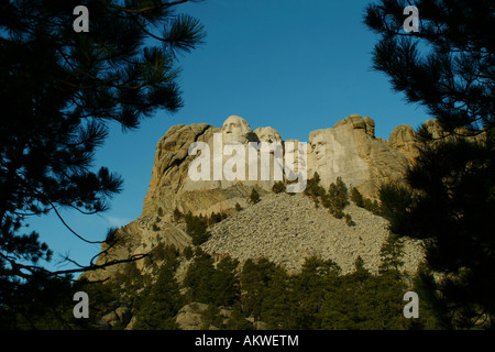 Monument National du Mont Rushmore dans le Dakota du Sud de Blackhills Banque D'Images