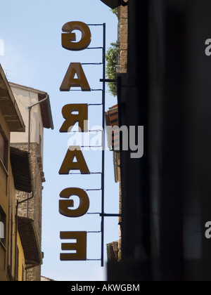 Inscrivez-vous pour un garage Banque D'Images