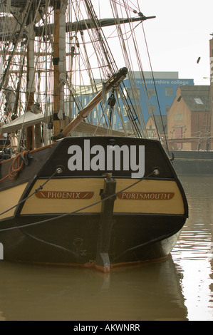 Pheonix Tallship Gloucester Gloucestershire College Tall Ships Festival 2007 Banque D'Images