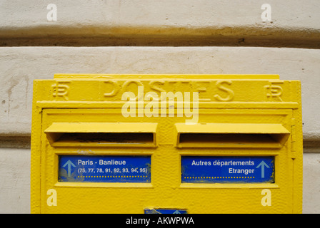 France , Letterbox Banque D'Images