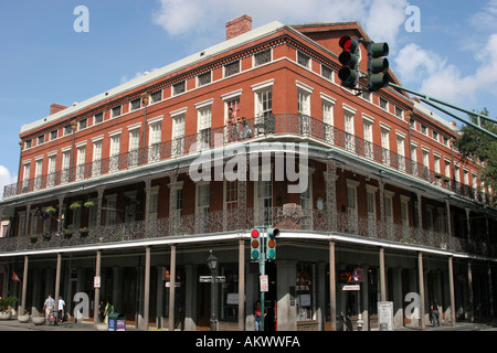 Les bâtiments Pontalba Jackson Square New Orleans Louisiane USA Banque D'Images