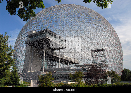 Sur la biosphère de l'île St Helen Montréal Québec Canada Banque D'Images