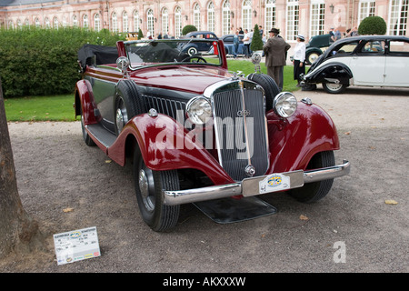 Horch 830 Cabriolet BK, GER 1934, réunion de voitures anciennes, Schwetzingen, Bade-Wurtemberg, Allemagne Banque D'Images