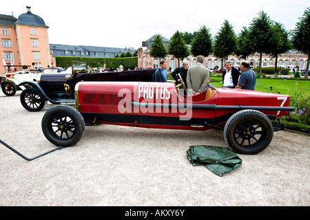 Voiture de course NAG Protos, D 1921, réunion de voitures anciennes, Schwetzingen, Bade-Wurtemberg, Allemagne Banque D'Images