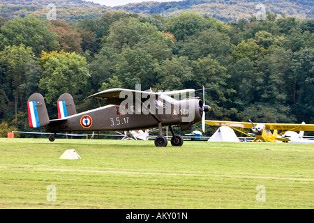 Broussard MH 1521, Europe's big vintage avion réunion sur la Hahnweide, Kirchheim-Teck, Bade-Wurtemberg, Allemagne Banque D'Images