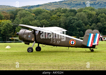 Broussard MH, 1521, Europe's big vintage avion réunion sur la Hahnweide, Kirchheim-Teck, Bade-Wurtemberg, Allemagne Banque D'Images