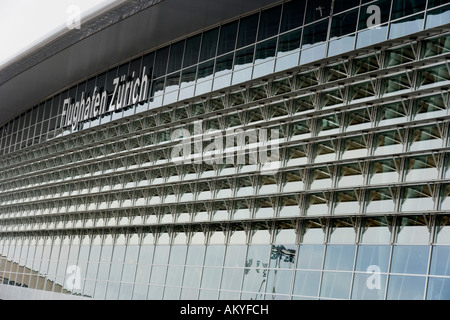 L'aéroport de Zurich, Switzerland, Europe Banque D'Images