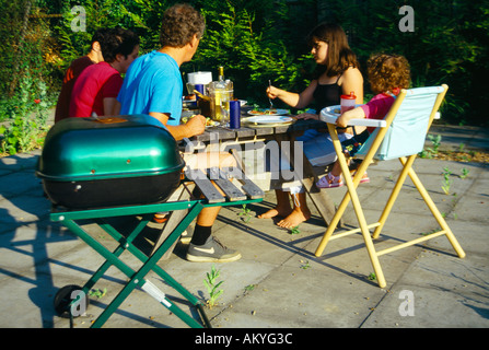Family Garden Banque D'Images