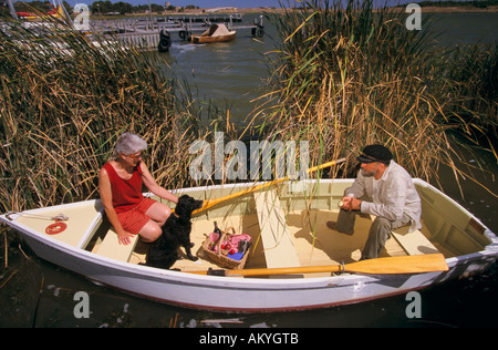 Pique-nique de la rivière, dans le sud de l'Australie Banque D'Images