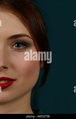 Beauté, portrait d'une jeune femme Banque D'Images