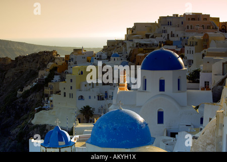 Oia Santorini Grèce Banque D'Images