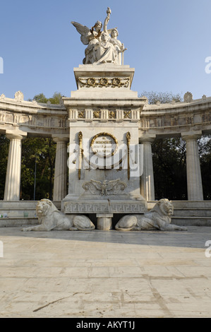 Hemiciclo Benito Juarez (monument de Benito Juárez), le Parque de la Alameda, Mexico, Mexique Banque D'Images