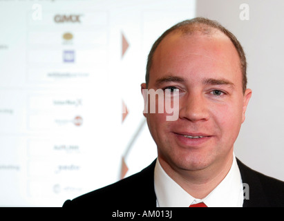 Ralph Dommermuth, fondateur de l'entreprise de l'United Internet AG Banque D'Images