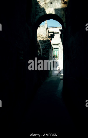 Ruelle de La Canée, Crète Banque D'Images